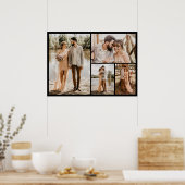 Creëer Uw eigen fotocollage 4 Poster (Keuken)