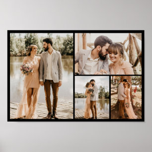 Creëer Uw eigen fotocollage 4 Poster