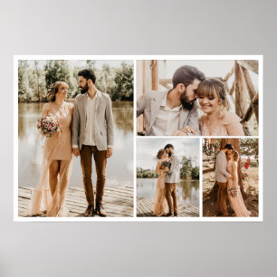 Creëer Uw eigen fotocollage 4 Poster