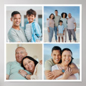 Creëer Uw eigen fotocollage 4 Poster (Voorkant)