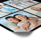 Creëer Uw eigen fotocollage 4 Poster (Hoek)