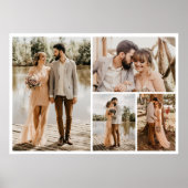 Creëer Uw eigen fotocollage 4 Poster (Voorkant)