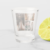 Creëer Uw eigen fotocollage 4 Shot Glas (Achterkant)