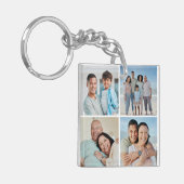 Creëer Uw eigen fotocollage 4 Sleutelhanger (Voorkant Links)