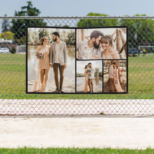 Creëer Uw eigen fotocollage 4 Spandoek (Insitu)