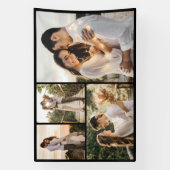 Creëer Uw eigen fotocollage 4 Spandoek (Verticaal)