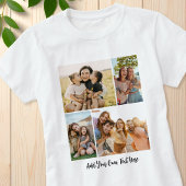 Creëer Uw eigen fotocollage 4 T-shirt