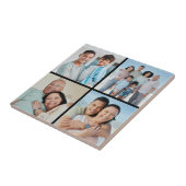 Creëer Uw eigen fotocollage 4 Tegeltje (Zijkant)