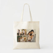 Creëer Uw eigen fotocollage 4 Tote Bag (Voorkant)