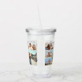 Creëer Uw eigen fotocollage 6 Acryl Drinkbeker (Links)
