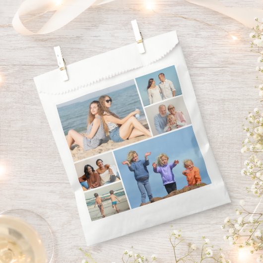 Creëer Uw eigen fotocollage 6 Bedankzakje (Geknipt)