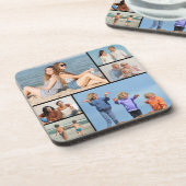 Creëer Uw eigen fotocollage 6 Bier Onderzetter (Linkerzijde)