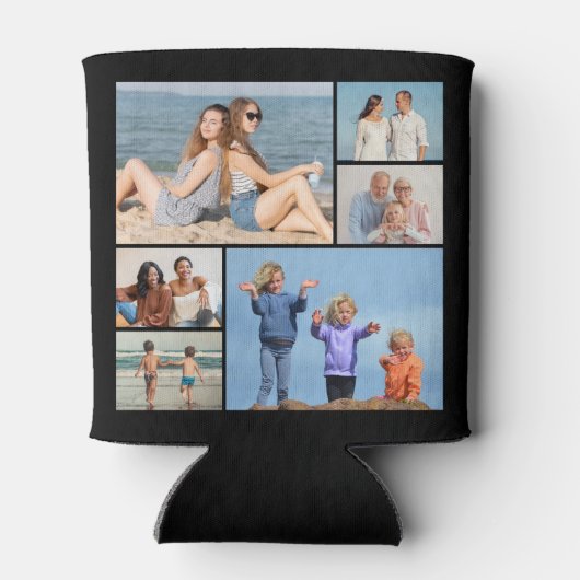 Creëer Uw eigen fotocollage 6 Blikjeskoeler (Achterkant)