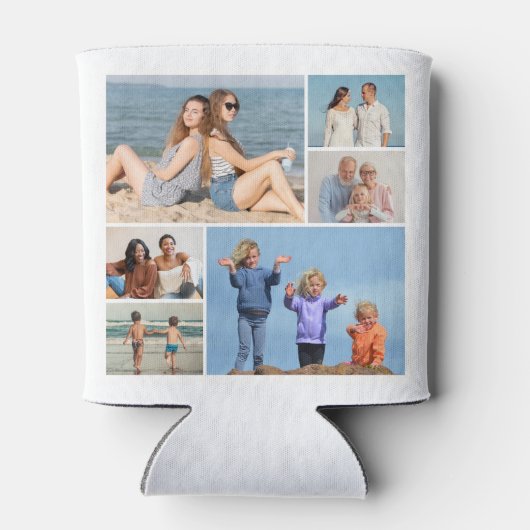 Creëer Uw eigen fotocollage 6 Blikjeskoeler (Achterkant)