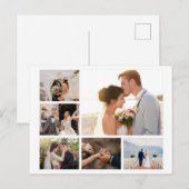 Creëer Uw eigen fotocollage 6 Feestdagenkaart (Voorkant / Achterkant)