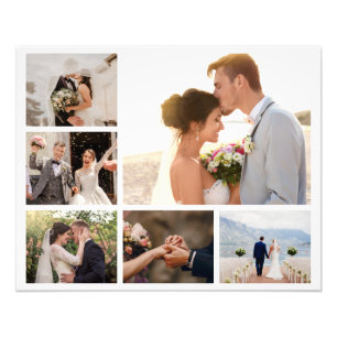 Creëer Uw eigen fotocollage 6 Foto Afdruk