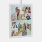 Creëer Uw eigen fotocollage 6 Glas Ornament (Voorkant Rechts)