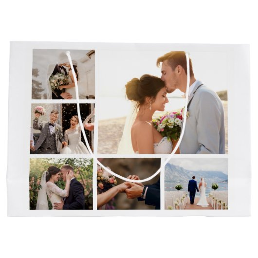 Creëer Uw eigen fotocollage 6 Groot Cadeauzakje (Achterkant)