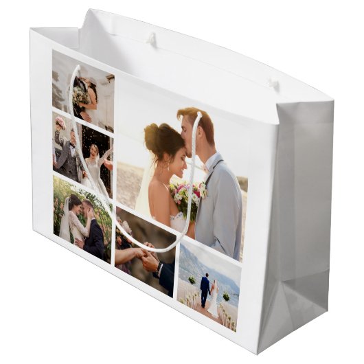 Creëer Uw eigen fotocollage 6 Groot Cadeauzakje (Achterkant Gekanteld)