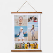 Creëer Uw eigen fotocollage 6 Hangend Wandkleed (Voorkant)