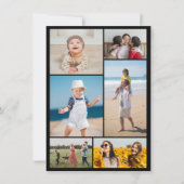 Creëer Uw eigen fotocollage 6 Kaart (Voorkant)