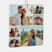 Creëer Uw eigen fotocollage 6 Keramisch Ornament (Rechts)