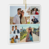Creëer Uw eigen fotocollage 6 Keramisch Ornament (Rechts)