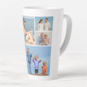 Creëer Uw eigen fotocollage 6 Latte Mok (Rechterhoek)