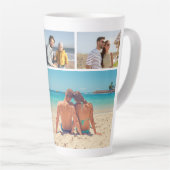 Creëer Uw eigen fotocollage 6 Latte Mok (Rechterhoek)