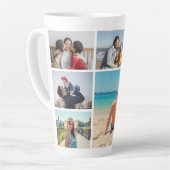 Creëer Uw eigen fotocollage 6 Latte Mok (Linkerhoek)