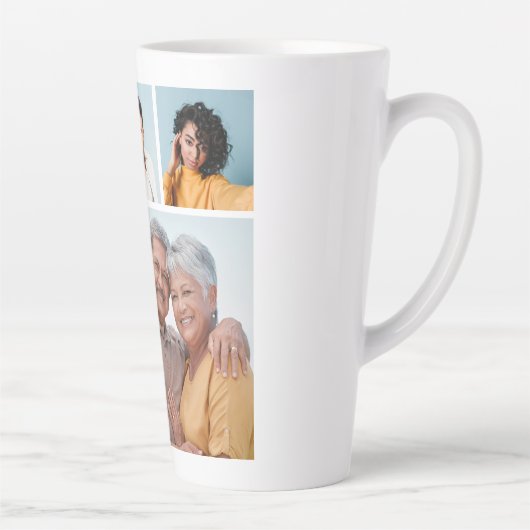 Creëer Uw eigen fotocollage 6 Latte Mok (Rechts)