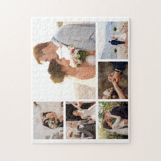 Creëer Uw eigen fotocollage 6 Legpuzzel (Verticaal)