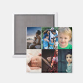 Creëer Uw eigen fotocollage 6 Magneet (Voorkant / Achterkant)