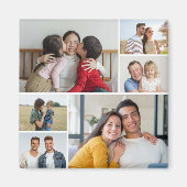 Creëer Uw eigen fotocollage 6 Magneet (Voorkant)