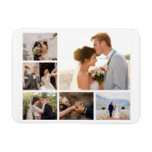 Creëer Uw eigen fotocollage 6 Magneet (Horizontaal)