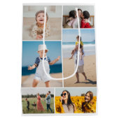 Creëer Uw eigen fotocollage 6 Medium Cadeauzakje (Achterkant)