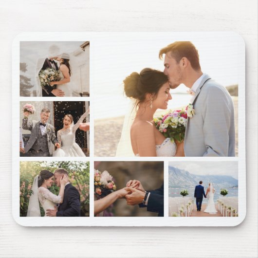 Creëer Uw eigen fotocollage 6 Muismat (Voorkant)