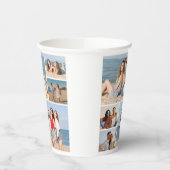Creëer Uw eigen fotocollage 6 Papieren Bekers (Links)