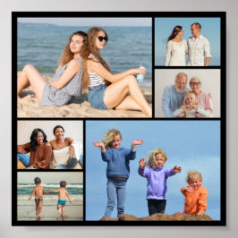 Creëer Uw eigen fotocollage 6 Poster