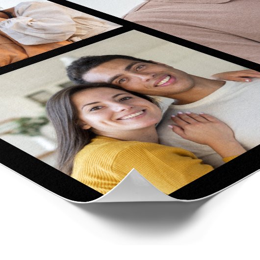 Creëer Uw eigen fotocollage 6 Poster (Hoek)