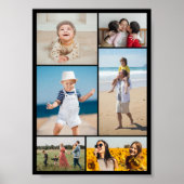 Creëer Uw eigen fotocollage 6 Poster (Voorkant)