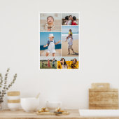 Creëer Uw eigen fotocollage 6 Poster (Keuken)