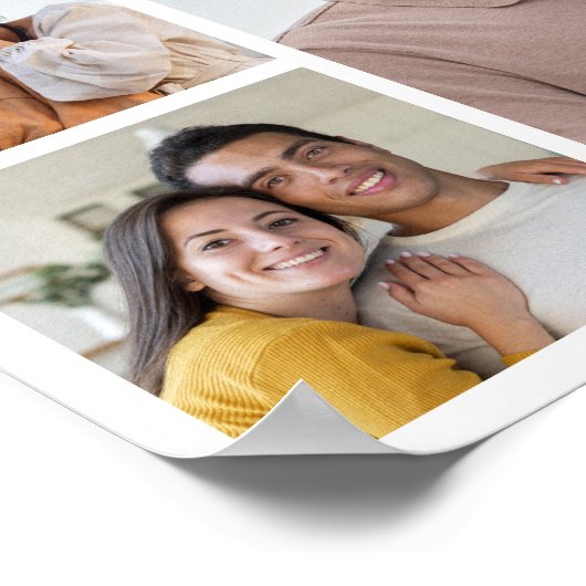 Creëer Uw eigen fotocollage 6 Poster (Hoek)