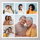 Creëer Uw eigen fotocollage 6 Poster (Voorkant)