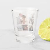 Creëer Uw eigen fotocollage 6 Shot Glas (Achterkant)