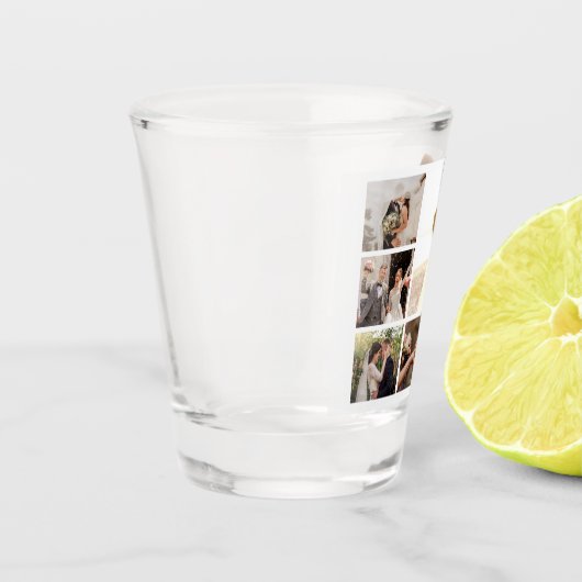 Creëer Uw eigen fotocollage 6 Shot Glas (Links)