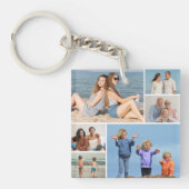 Creëer Uw eigen fotocollage 6 Sleutelhanger (voorkant)