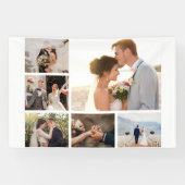 Creëer Uw eigen fotocollage 6 Spandoek (Horizontaal)
