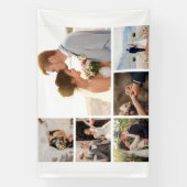 Creëer Uw eigen fotocollage 6 Spandoek (Verticaal)