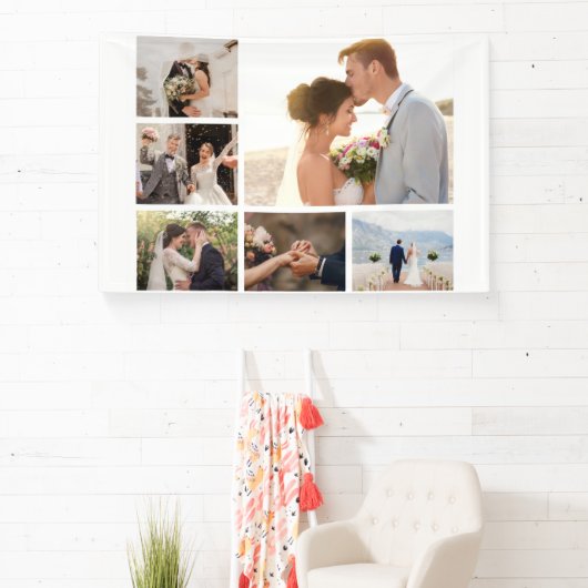 Creëer Uw eigen fotocollage 6 Spandoek (Insitu)